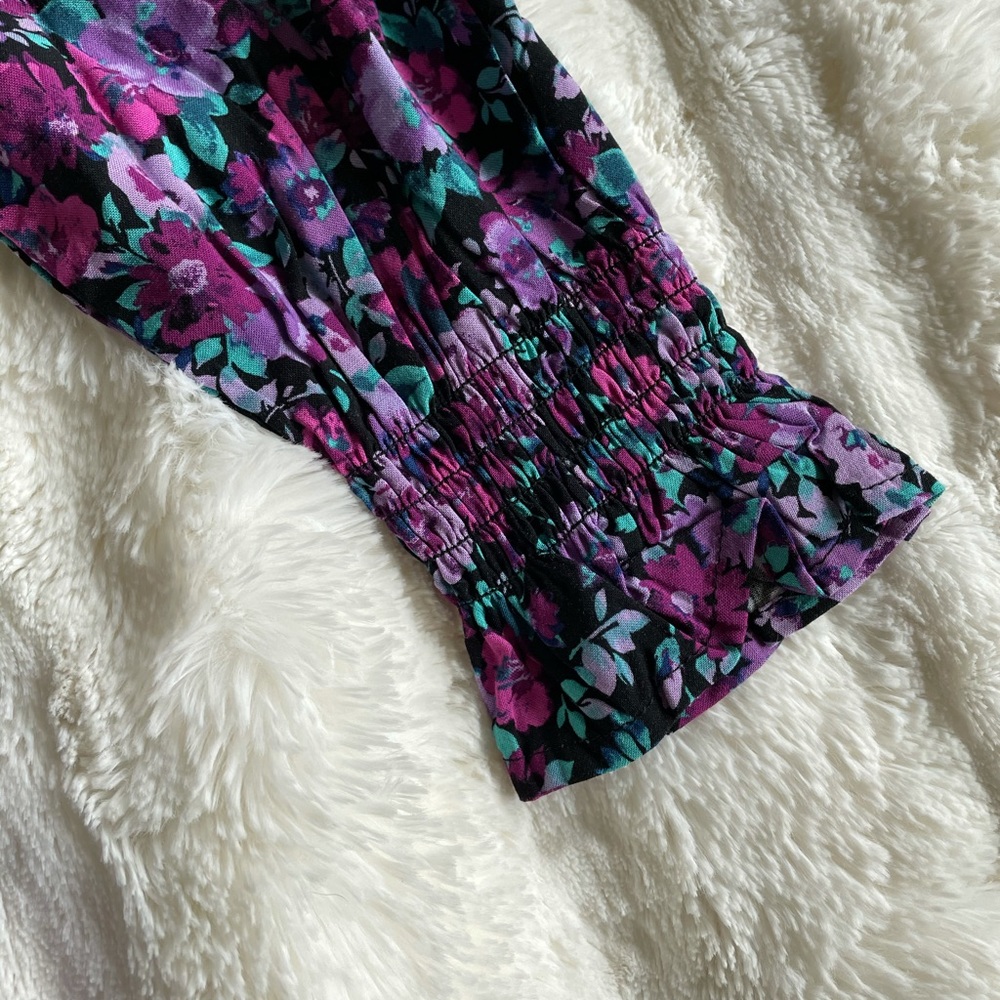 Target Off The Shoulder Floral Ruffle Dress - Picture 3 of 5